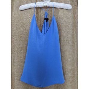 J. Crew Blue Silky Tank